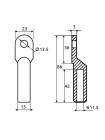 Наконечник мідний DT 070 Промфактор ( CL/CR-70-12 )
