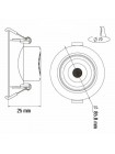 Світлодіодний світильник NORA-5 5W 6400К HOROZ ELECTRIC 016-053-0005-010