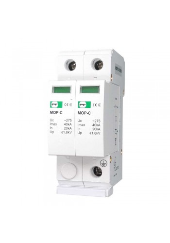 Обмежувач перенапруги MOP2-C 20кА/40кА/275В Промфактор ( MOP2-C275/20 )