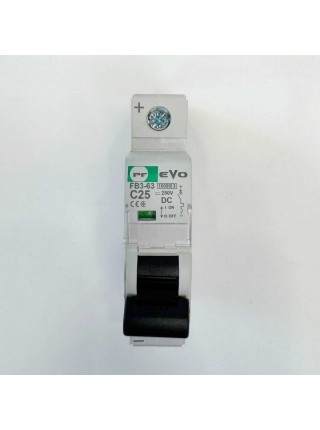 Автоматичний вимикач Промфактор 10kA DC 250V 1P 25A EVO ( FB3DC1125 )