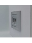 Розетка ELBI ZENA Silverline сірий металік TV без рамки ( 609-011000-273 )