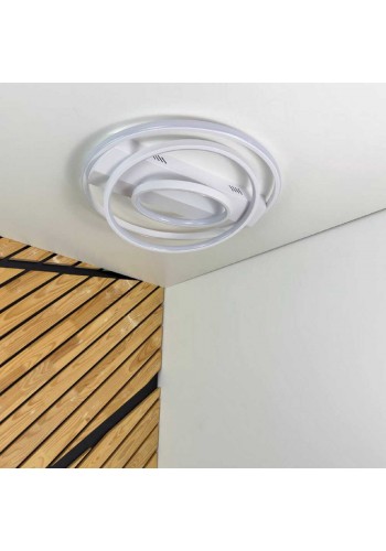 Світильник LED smart NITRO+пульт 100W 3000-5000K IP20 білий круг ( 220845​ )