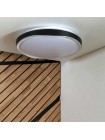 Світильник LED Violux smart ARTEON круг 72W 3000-6000K IP20 чорний ( 220755 )
