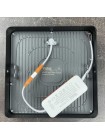 Світильник LED Violux ДББ RODOS квадрат 18W 5000K IP20 чорний ( 330351 )