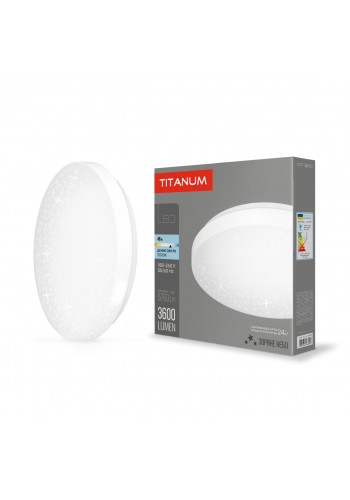 LED світильник настінно-стельовий TITANUM 48W 5000K Зоряне небо TLCL-485S - 486958