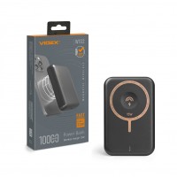 Повербанк з бездротовою зарядкою 10000mAh VIDEX VPB-W102 PD20W Grey VPB-W102-G - 487023