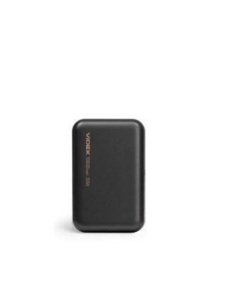 Повербанк з бездротовою зарядкою 10000mAh VIDEX VPB-W102 PD20W Grey VPB-W102-G - 487023