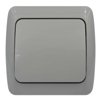 Вимикач EVA сірий 1кл IP54 ( 554-011500-200 )