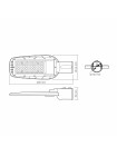 LED ліхтар вуличний VIDEX IP65 50W 5000Lm 5000K VL-SLE16-505