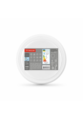 LED Світильник круглий накладний TITANUM 18W 5000K 220V TL-BHR20-185 - 482653
