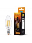 LED лампа VIDEX Filament C37F 6W E14 4100K VL-C37F-06144 - 299129