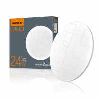 LED світильник настінно-стельовий VIDEX 24W 4100K Прямокутники VL-CLR-244R - 298412