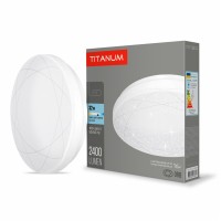 LED світильник настінно-стельовий TITANUM 32W 5000K Орбіта TLCL-325OR - 481847