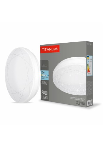 LED світильник настінно-стельовий TITANUM 32W 5000K Орбіта TLCL-325OR - 481847