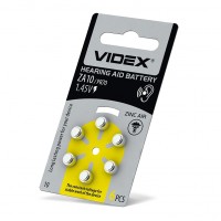 Батарейка повітряно цинкова Videx ZA10 (PR70) BLISTER 6 ZA10 (PR70) B6 - 294278