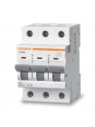 Автоматичний вимикач RS6 3п 10А 6кА С VIDEX RESIST VF-RS6-AV3C10 - 481557