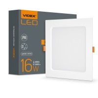 LED світильник Back вбудований квадрат VIDEX 16W 5000K VL-DLBS-165 - 480482