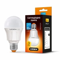 LED лампа VIDEX A60 15W E27 4100K 220V