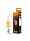 LED лампа VIDEX Filament C37FtA 6W E14 2200K бронза VL-C37FtA-06142 - 299082