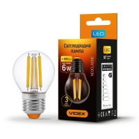 LED лампа VIDEX Filament G45F 6W E27 4100K VL-G45F-06274 - 299105