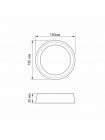 LED Світильник круглий накладний TITANUM 18W 5000K 220V TL-BHR20-185 - 482653