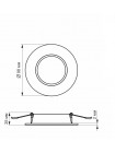 LED світильник Back вбудований круглий VIDEX 4W 5000K VL-DLBR-045 - 480468