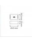 Контролер RGB для стрічки LED 72W 12V IP20 2A HOROZ ELECTRIC 100-001-0072-010
