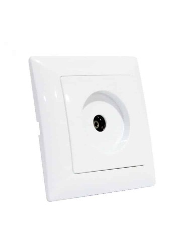 Розетка ТВ біла TINA HOROZ ELECTRIC 112-005-0012-010
