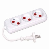 Подовжувач 3 гнізда 2 М без заземлення HOROZ ELECTRIC 
200-302-303