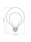 LED лампа VIDEX Filament VL-DG125-BB80LF 3.5W E27 3000K Bulb in bulb VL-DG125-BB80LF - 484503
