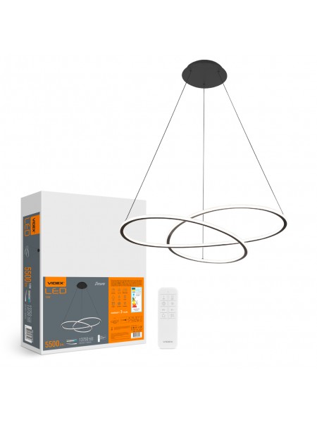 LED світильник функціональний VIDEX DECORA 110W VL-CLD-989-BK VL-CLD-989-BK - 486293