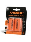 Батарейка сольова VIDEX R20P/D 2шт BLISTER R20P/2B/D/1.5V - 487252