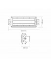 LED світильник висотний лінійний VIDEX HB022 50W 5000K 220V VL-HB022-0505B - 486064