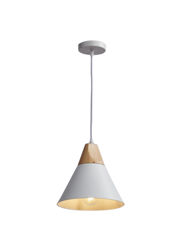 Світильник HOPFEN LOFT CN PD 1 WH (E27, max 40W)