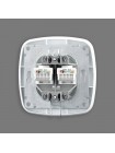 Розетка подвійна комп’ютерна біла ELA HOROZ ELECTRIC 112-007-0017-010