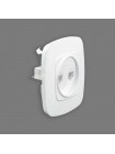 Розетка подвійна комп’ютерна біла ELA HOROZ ELECTRIC 112-007-0017-010