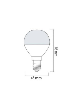 Світлодіодна лампа ELITE-6 6W Е14 4200К HOROZ ELECTRIC 
001-005-0006-031