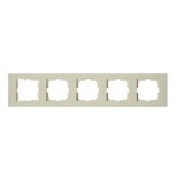 Рамка 5-на кремова GRANO OVIVO 
400-020000-250