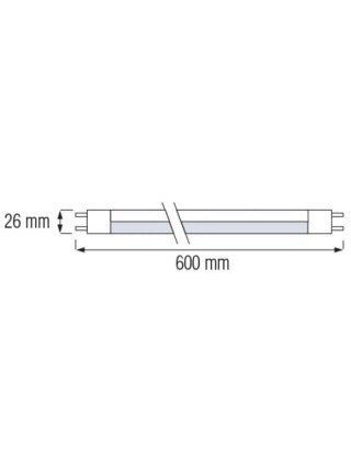 Світлодіодна лампа LED TUBE-60 9W T8 6400К 60см HOROZ ELECTRIC 
002-001-0009-014