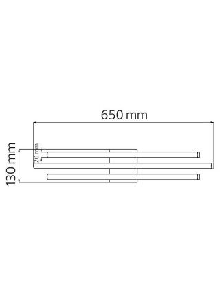 Світлодіодна люстра LIBERTY 30W 4000K чорний HOROZ ELECTRIC 
019-054-0030-020