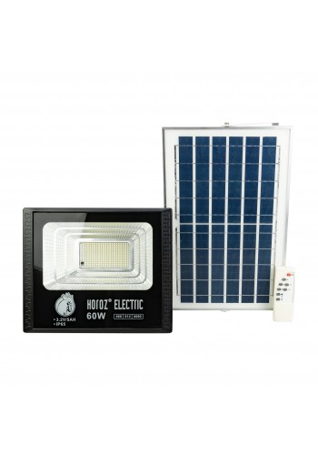 Прожектор світлодіодний з сонячною панеллю TIGER-60 60W 6400K HOROZ ELECTRIC 068-012-0060-010
