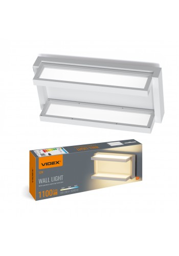 LED світильник настінний з сенсором VIDEX WL01 12W 2800K-4000K-6000K White VL-WL01-12CSW - 487740