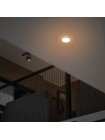 LED світильник вбудований з декоративною підсвіткою VIDEX DL4R 12W+4W 5000K+2700K 220V VL-DL4R-1252 - 485517