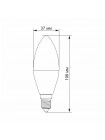 LED лампа VIDEX C37h 4.9W E14 4100K VL-C37h-49144 - 486866