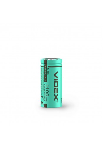 Акумулятор VIDEX Li-ion 18350 (без захисту) 1100mAh bulk/1шт 18350/1100/1B - 601487