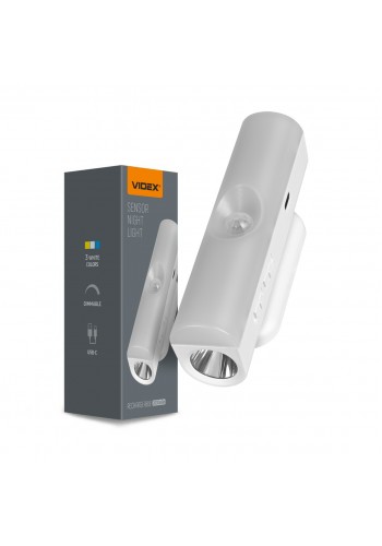 LED Світильник акумуляторний з датчиком руху VIDEX VL-NL108W VL-NL108W - 489515