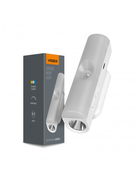 LED Світильник акумуляторний з датчиком руху VIDEX VL-NL108W VL-NL108W - 489515