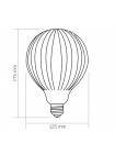 LED лампа VIDEX Filament VL-DG125175-WZTMO 4W E27 3000K Matt opal VL-DG125175-WZTMO - 484541