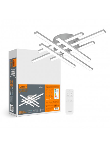 LED світильник функціональний VIDEX DECORA 40W VL-CLD-988-SL VL-CLD-988-SL - 486286