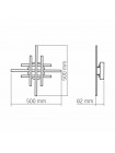 LED світильник функціональний VIDEX DECORA 40W VL-CLD-988-SL VL-CLD-988-SL - 486286